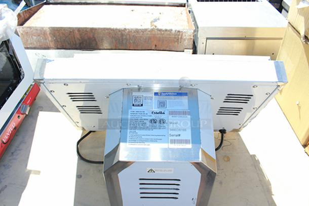 BRAND NEW SCRATCH & DENT! Estella EDS18S 18" Countertop One Stage Dough Sheeter - 120V, 1/2 HP. S/N: 901388-51. Prod. Date: JUN-2024 - Image 3 of 5