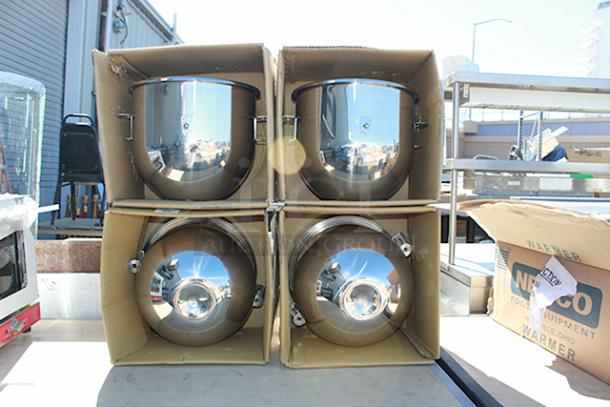 BRAND NEW CONDITION! Assure Parts 20 Qt. Stainless Steel Mixing Bowls. 4x Your Bid.  Equivalent Items: Hobart 00-275683, Hobart 00-62104, Hobart 275683, Hobart 62104, Hobart BOWL-SST220 & Uniworld UM-20B. Bowls are out of original packaging. - Image 1 of 2