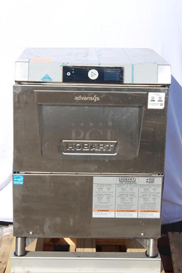 BRAND NEW SCRATCH & DENT! Hobart LXGNPR-2 Advansys Low Temperature Undercounter Glass Washer with PuriRinse and 6" Leg Stand - 120V. S/N: 231263785. - Image 7 of 7