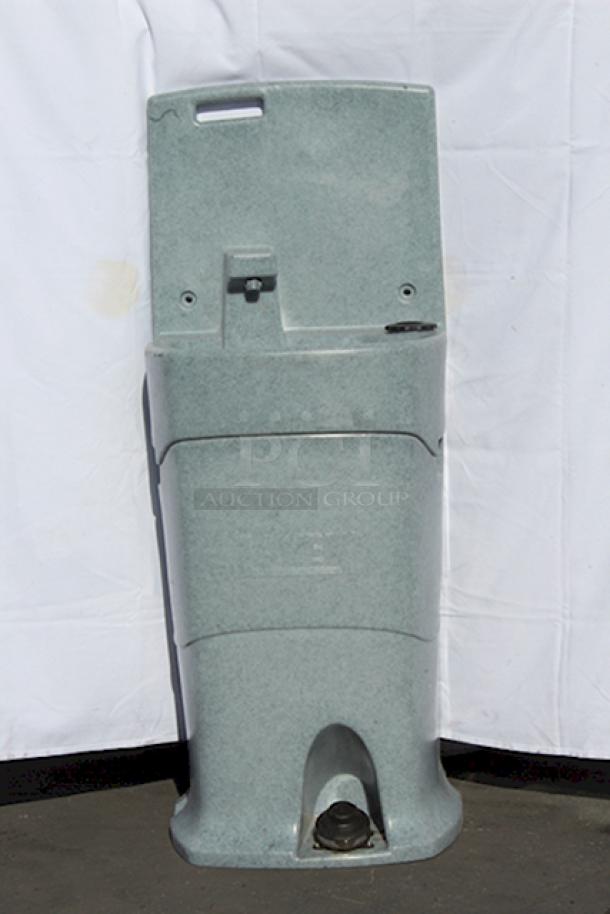 BRAND NEW! Out of Original Packaging. Lavex 16 Gallon Single Mobile Hand Wash Stations. (2) units maybe missing pieces. 8x Your Bid. - Image 1 of 6