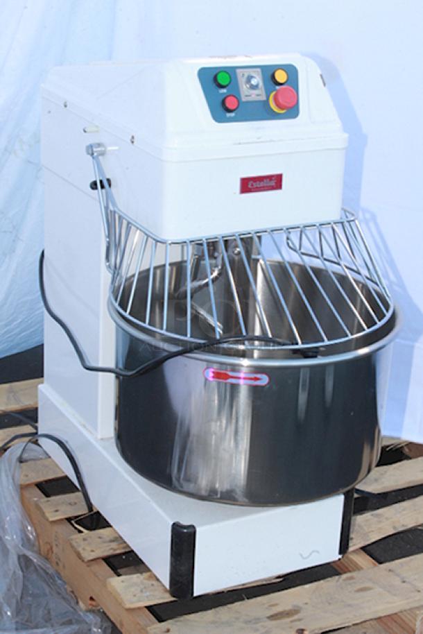 BRAND NEW SCRATCH & DENT! Estella SM50 50 Qt. / 70 lb. Two-Speed Spiral Dough Mixer - 220V, 4 HP	S/N; 348SM50052400598. - Image 2 of 12
