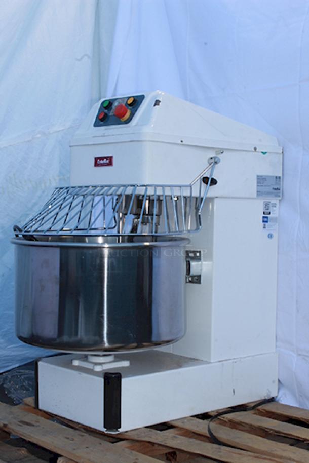 BRAND NEW SCRATCH & DENT! Estella SM50 50 Qt. / 70 lb. Two-Speed Spiral Dough Mixer - 220V, 4 HP	S/N; 348SM50052400598. - Image 4 of 12