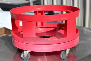 (9) 16" Keg Series Spacers and (9) 16" Keg Dolly with Casters. 18x Your Bid