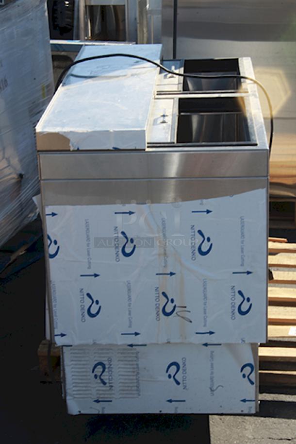 Glastender MF48-S Underbar Glass Froster 48"W X 24"D Self-contained Refrigeration. In Working Order. S/N: 404121449N - Image 5 of 6
