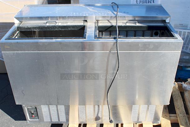 Glastender MF48-S Underbar Glass Froster 48"W X 24"D Self-contained Refrigeration. In Working Order. S/N: 404121449N - Image 3 of 6