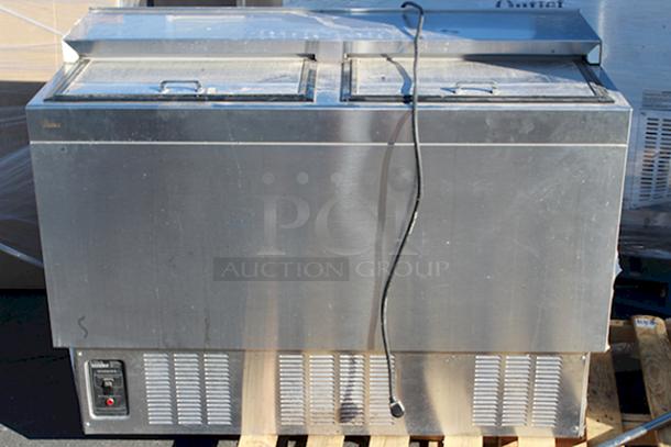 Glastender MF48-S Underbar Glass Froster 48"W X 24"D Self-contained Refrigeration. In Working Order. S/N: 404121449N - Image 1 of 6