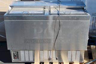 Glastender MF48-S Underbar Glass Froster 48"W X 24"D Self-contained Refrigeration. In Working Order. S/N: 404121449N