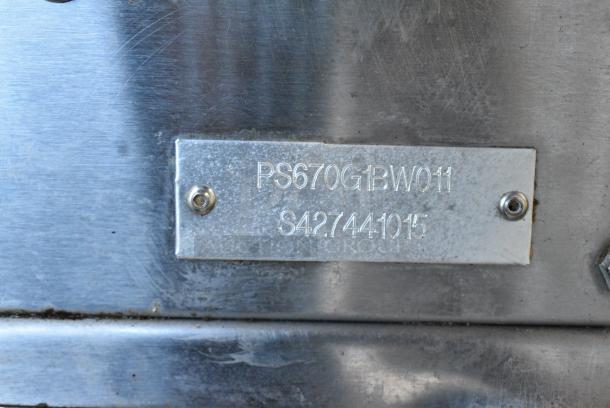 2 Middleby Marshall PS670G Stainless Steel Commercial Natural Gas Powered Single Deck Conveyor Pizza Oven on Commercial Casters. 2 Times Your Bid! - Image 14 of 15