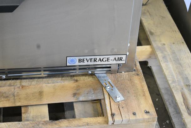 BRAND NEW SCRATCH AND DENT! Beverage Air SPED32HC-12M-2 Stainless Steel Commercial Sandwich Salad Prep Table Bain Marie Mega Top w/ 2 Drawers. 115 Volts, 1 Phase. Tested and Working! - Image 4 of 9