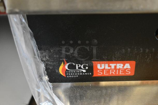 BRAND NEW SCRATCH AND DENT! 2023 Cooking Performance Group CPG 351GTUCPG48N Ultra Series Stainless Steel Commercial Countertop Natural Gas Powered Chrome Top Flat Top Griddle. 120,000 BTU. - Image 4 of 8