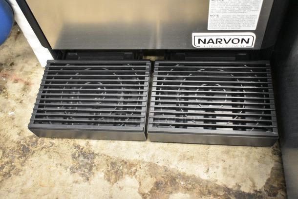 BRAND NEW SCRATCH AND DENT! Narvon 378RBD3G2 Stainless Steel Commercial Countertop 2 Hopper Refrigerated Beverage Machine. 115 Volts, 1 Phase. Tested and Working! - Image 4 of 7