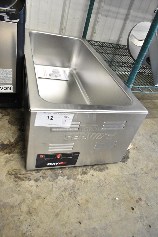 BRAND NEW SCRATCH AND DENT! ServIt 423FW150L Stainless Steel Commercial Countertop Food Warmer. 115 Volts, 1 Phase. Tested and Working! - Image 1 of 7