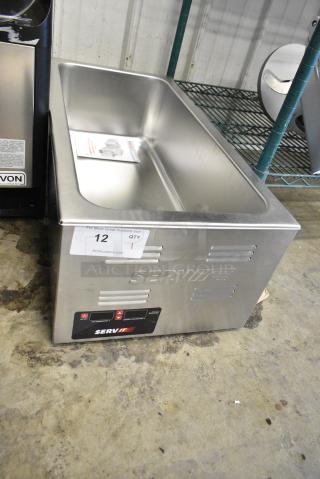 BRAND NEW SCRATCH AND DENT! ServIt 423FW150L Stainless Steel Commercial Countertop Food Warmer. 115 Volts, 1 Phase. Tested and Working!
