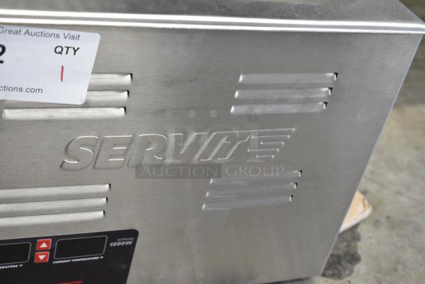 BRAND NEW SCRATCH AND DENT! ServIt 423FW150L Stainless Steel Commercial Countertop Food Warmer. 115 Volts, 1 Phase. Tested and Working! - Image 3 of 7