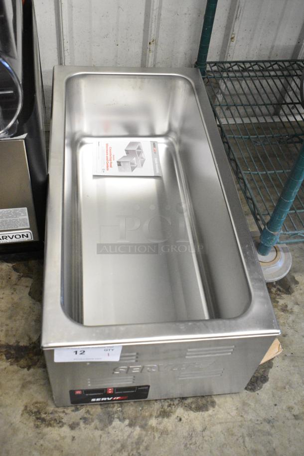 BRAND NEW SCRATCH AND DENT! ServIt 423FW150L Stainless Steel Commercial Countertop Food Warmer. 115 Volts, 1 Phase. Tested and Working! - Image 5 of 7