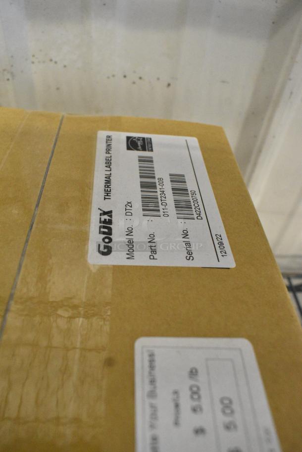 4 BRAND NEW SCRATCH AND DENT! GoDex DT2x Thermal Label Printer. 4 Times Your Bid! - Image 10 of 10