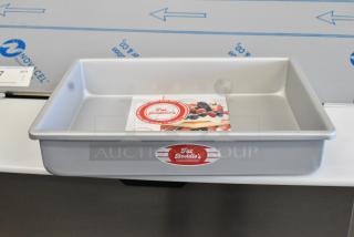 6 BRAND NEW SCRATCH AND DENT! Fat Daddio's POB-11153 Sheet Cake Pan 11 x 15 x 3 inch Silver. 6 Times Your Bid!