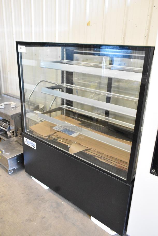 BRAND NEW SCRATCH AND DENT! Avantco 193BCF48B Metal Commercial Floor Style Deli Display Case Merchandiser. 115 Volts, 1 Phase. Tested and Working! - Image 3 of 6