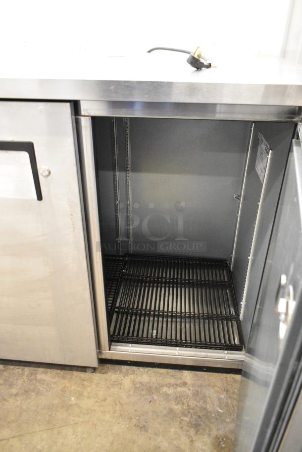2017 True TBB-24-48-S Stainless Steel Commercial 2 Door Undercounter Back Bar Cooler. 115 Volts, 1 Phase. Tested and Working! - Image 5 of 7