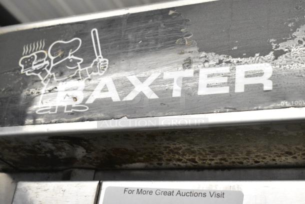 Baxter Stainless Steel Commercial Electric Powered Mini Rotating Rack Oven w/ Double Pan Rack on Commercial Casters. 250 Volts, 3 Phase. - Image 3 of 10