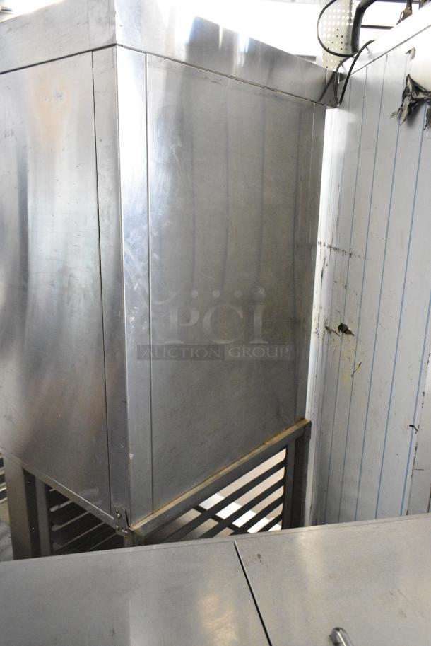 Baxter Stainless Steel Commercial Electric Powered Mini Rotating Rack Oven w/ Double Pan Rack on Commercial Casters. 250 Volts, 3 Phase. - Image 10 of 10