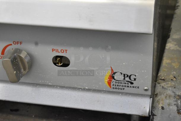 Cooking Performance Group CPG 351GMCPG36NL Stainless Steel Commercial Countertop Natural Gas Powered Flat Top Griddle. - Image 7 of 9