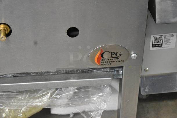 BRAND NEW SCRATCH AND DENT! Cooking Performance Group CPG 351CPGSP18N Stainless Steel Natural Gas Stock Pot Range - 80,000 BTU. - Image 2 of 5
