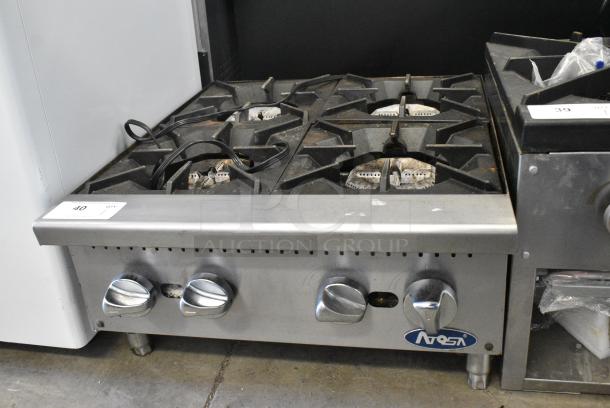 Atosa Stainless Steel Natural Gas Powered 4 Burner Range. - Image 2 of 8