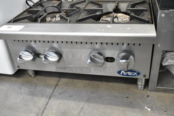 Atosa Stainless Steel Natural Gas Powered 4 Burner Range. - Image 4 of 8