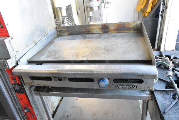 Imperial IPG-36 Stainless Steel Countertop Natural Gas Powered Flat Top Griddle. - Image 6 of 9