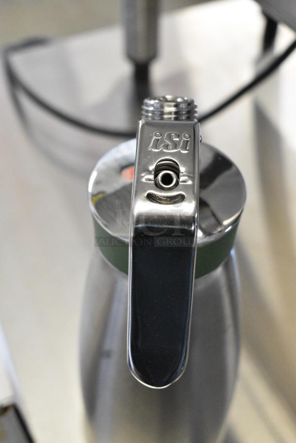 BRAND NEW IN BOX! Isi Green Whip Stainless Steel Whipped Cream Dispenser - Image 4 of 6