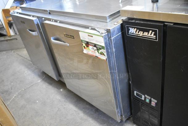 2022 Traulsen UST6024-LR Stainless Steel Commercial Prep Table on Commercial Casters. 115 Volts, 1 Phase. Tested and Working! - Image 4 of 11