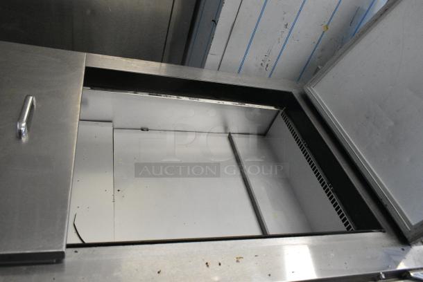 2022 Traulsen UST6024-LR Stainless Steel Commercial Prep Table on Commercial Casters. 115 Volts, 1 Phase. Tested and Working! - Image 5 of 11