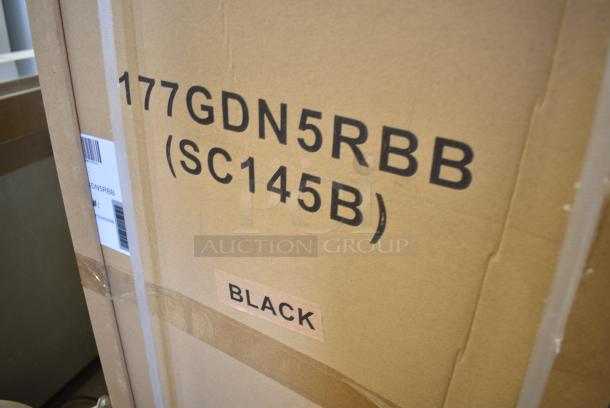 BRAND NEW IN BOX! Galaxy 177GDN5RBB Metal Commercial Single Door Reach In Cooler Merchandiser with Red, White, and Blue LED Lighting. 110-120 Volts, 1 Phase. - Image 5 of 6