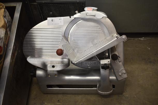 Berkel Stainless Steel Commercial Countertop Meat Slicer w/ Blade Sharpener. 115 Volts, 1 Phase. Tested and Working! - Image 1 of 5