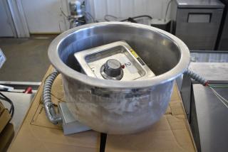 Wells SS-10ULTD Stainless Steel Round Drop In Food Warmer. 120 Volts, 1 Phase.