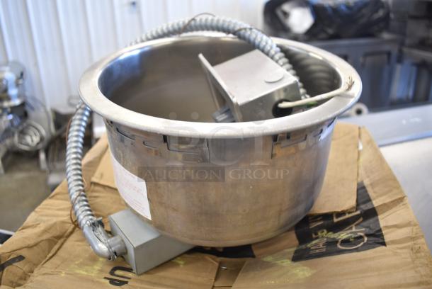 Wells SS-10ULTD Stainless Steel Round Drop In Food Warmer. 120 Volts, 1 Phase. - Image 1 of 6