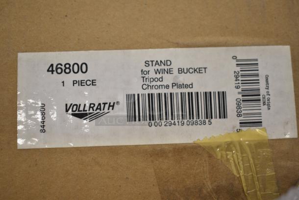 4 BRAND NEW! Boxes of Vollrath 46800 Tripod Wine Bucket Stand. 4 Times Your Bid! - Image 6 of 7