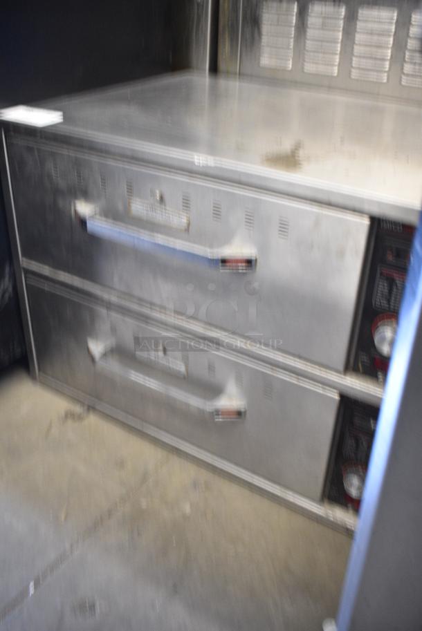 Hatco HDW-2 Stainless Steel Commercial 2 Drawer Warming Drawer. 115 Volts, 1 Phase. Tested and Working! - Image 3 of 7