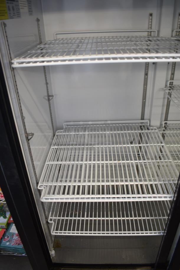 Central 69K-112HC Metal Commercial 2 Door Reach In Cooler Merchandiser w/ Poly Coated Racks. 115 Volts, 1 Phase. Tested and Working! - Image 4 of 8