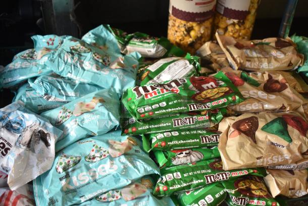 ALL ONE MONEY! Metro Lot of Various Candy Including Haribo, Oreo Snowballs, Krabby Patties, Candy Canes and Hershey Kisses. Metro Shelf Not Included. - Image 12 of 12