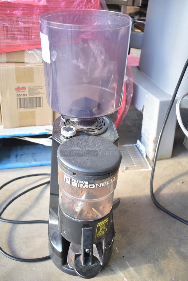 Nuova Simonelli MDX Metal Commercial Countertop Espresso Bean Grinder. Missing Lid. 110 Volts, 1 Phase. Tested and Working! - Image 1 of 5