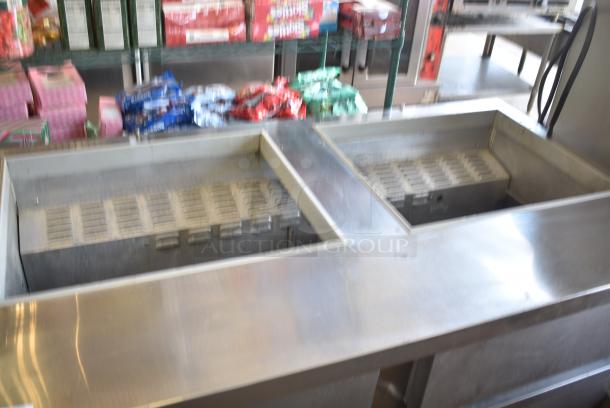Continental SW40-24M Stainless Steel Commercial Prep Table w/ Door and 2 Drawers. 115 Volts, 1 Phase. Tested and Powers On But Does Not Get Cold - Image 4 of 9