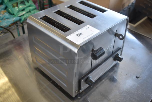 Waring WCT800RC Stainless Steel Commercial Countertop 2 Slot Toaster. 120 Volts, 1 Phase. - Image 2 of 6