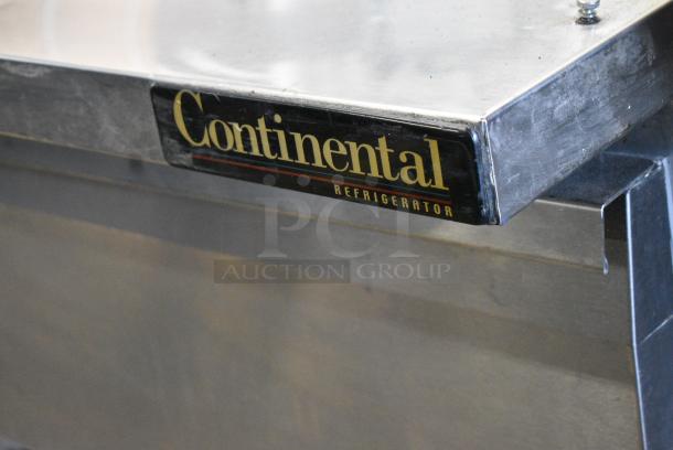 Continental SW60-24M Stainless Steel Commercial Prep Table w/ 4 Drawers on Commercial Casters. 115 Volts, 1 Phase. Tested and Powers On But Does Not Get Cold - Image 2 of 11