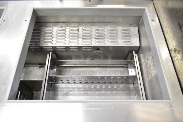 Continental SW60-24M Stainless Steel Commercial Prep Table w/ 4 Drawers on Commercial Casters. 115 Volts, 1 Phase. Tested and Powers On But Does Not Get Cold - Image 4 of 11