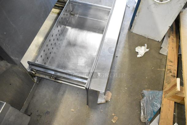 Continental SW60-24M Stainless Steel Commercial Prep Table w/ 4 Drawers on Commercial Casters. 115 Volts, 1 Phase. Tested and Powers On But Does Not Get Cold - Image 7 of 11
