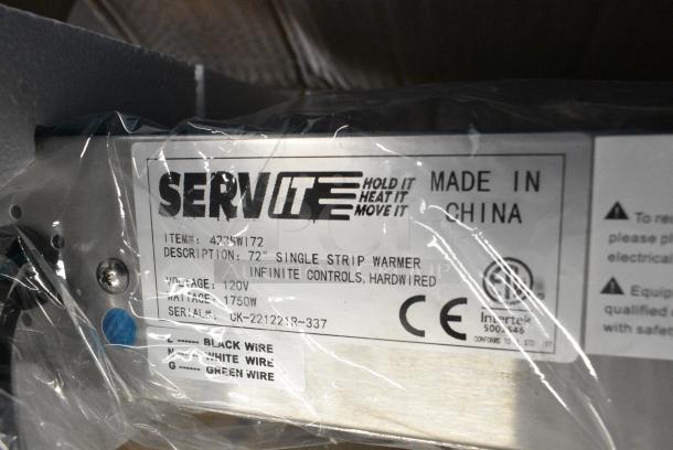 23 BRAND NEW IN BOX! ServIt 423SWI72 72" High Wattage Strip Warmer with Adjustable Infinite Controls. 120 Volts, 1 Phase. 23 Times Your Bid! - Image 5 of 5
