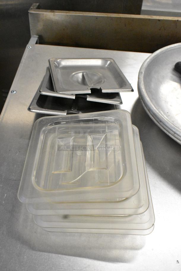 ALL ONE MONEY! Lot of Various Items Including Poly Drop In Bins, Knives and Metal Baking Pans. - Image 5 of 5