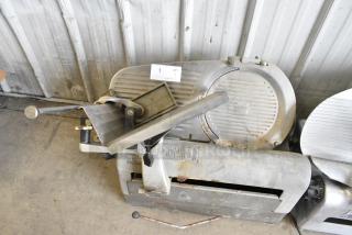 Hobart 1712E Metal Commercial Countertop Meat Slicer. 115 Volts, 1 Phase. Tested and Does Not Power On